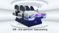JiaYi JY-6RSC06S Machine de jeu de tir VR 9D, simulateur de cinéma VR 360 à monnayeur en PVC pour parcs d'aventure et parcs à thème