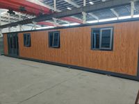 Maison conteneur préfabriquée mobile et extensible de 40 pieds ou 20 pieds, sécurisée, 2 à 5 chambres, structure en acier, pour usage hôtelier, maison portable