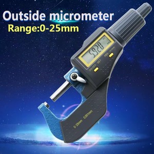 0-25mm micrometro digitale schermo LCD <span class=keywords><strong>0.001mm</strong></span> Micron elettronico al di fuori micrometro calibro strumenti di misurazione - Product Image 4