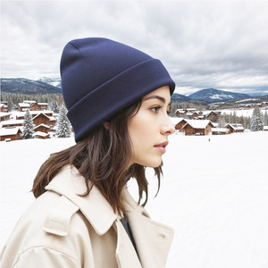 Chất Lượng Cao Mũ Mùa Đông 60 Màu Sắc Beanies Nhà Sản Xuất Biểu Tượng Tùy Chỉnh Skull Cap Beanies Thêu Mùa Đông Đan Mũ Beanie - Product Image 3