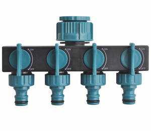 Raccordo a 4 Vie in Plastica per Tubi, <span class=keywords><strong>Sdoppiatore</strong></span> Facile da Installare, Diametro 1/2'', SGE SG2529 per <span class=keywords><strong>Rubinetto</strong></span> da Giardino - Product Image 2