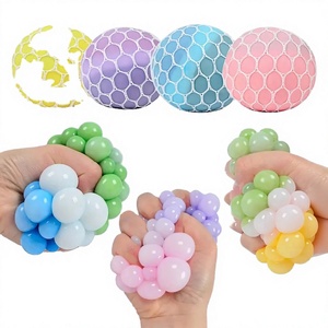 Wholesale Promotional Custom Plastic Anti Stress <b>Ball</b> <b>Squeeze</b> Toy for 2-4 Years Old Color Changing Fidgets Kevin - Product Image 3