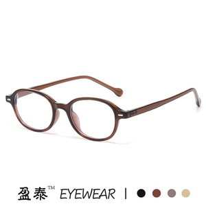 แว่นตาผู้หญิงกรอบวงรี Tr90 พร้อมเลนส์ป้องกันแสงสีฟ้าขนาดกลาง - Product Image 2