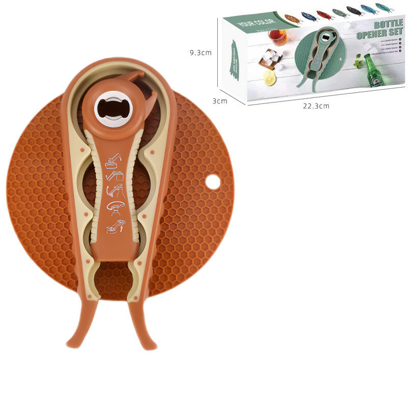 Ensemble 3 pièces orange + boîte de couleur