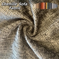 Housses de canapé en tissu chenille respirant sur mesure de luxe, effet bouclé, style uni doux, teintes, pour la décoration intérieure