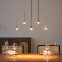 Offre Spéciale design moderne ondulation LED lampes suspendues petit lustre LED pour hôtel Style nordique pour escalier couloir chambre