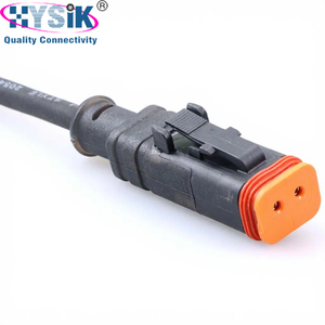 Conector Hembra y Macho de la Serie DT de 2, 3, 4, 6 y 8 Pines con Cable de Alta Flexibilidad Personalizado para Controles de Maquinaria Agrícola - Product Image 2