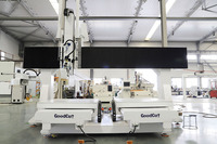 Machine de routeur CNC industrielle robuste à 5 axes Double Table 5 axes fraiseuses CNC pour moule à bois EPS