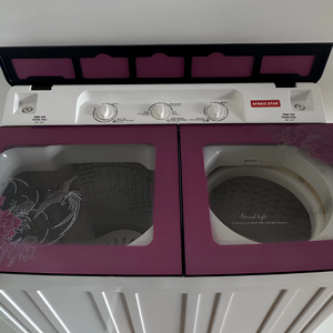 15kg Large Capacity Twin Tub Electric Washing Machine Durable Semi-Automatic <strong>Top</strong> <strong>Load</strong> for Household Hotel Use English Operation - Product Image 3