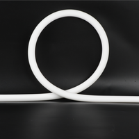 Ruban LED néon flexible personnalisable de 25 mm, 360° omnidirectionnel, sans points, résistant aux UV, IP65, couleur réglable, gradation pour salle de réception