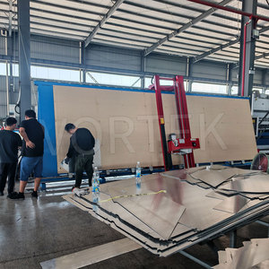 Scie à panneaux verticale automatique professionnelle industrielle PM6020A pour le travail du bois, la découpe et le rainurage du MDF et du contreplaqué - Product Image 6
