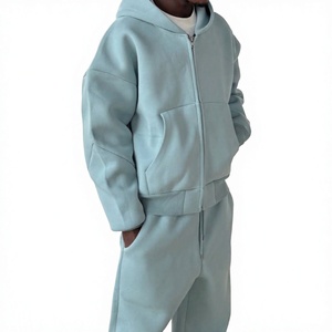 Ensemble de survêtement d'hiver pour homme, personnalisé, en molleton à capuche, vente en gros, tenue de jogging respirante, séchage rapide, mélange de coton - Product Image 1