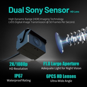 Écran tactile 9,35 pouces avec vision nocturne, double caméra embarquée, capteur G, enregistrement en boucle, moniteur de stationnement et TV embarquée pour Xiaomi BYD Denza - Product Image 3