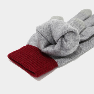 Ski chaud automne Pom Pom tricoté chapeau gants et <span class=keywords><strong>écharpe</strong></span> hiver femmes hiver trois pièces <span class=keywords><strong>ensemble</strong></span> - Product Image 4