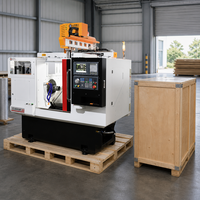 Machine CNC Traub CK6146 à vitesse variable, légère, horizontale, avec bras robotisé