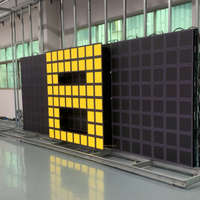 Recréer le mouvement Nouvelle forme de publicité Art médiatique LED créatif Écran LED cinétique P1.9 tridimensionnel