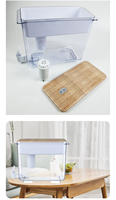 Accessoires de cuisine Distributeur d'eau de 27 tasses avec filtre standard sans BPA Dure deux mois ou 40 gallons Élimine les impuretés