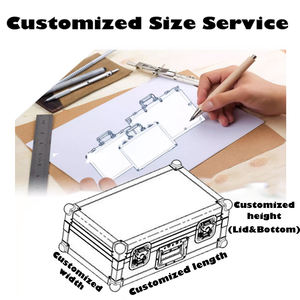 Estuche Plateado <span class=keywords><strong>para</strong></span> 120 Discos <span class=keywords><strong>de</strong></span> Vinilo <span class=keywords><strong>de</strong></span> 7 Pulgadas, Compartimentos Inferiores <span class=keywords><strong>de</strong></span> 16 x 8 x 5 Pulgadas, Altura Interior <span class=keywords><strong>de</strong></span> la Tapa <span class=keywords><strong>de</strong></span> 2 Pulgadas 5" - Product Image 5