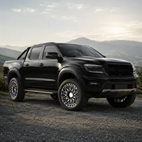 Jantes en alliage d'aluminium AL 17 pouces Flow Form, tout-terrain, 6x139.7, noir mat, pour Bronco Wrangler Raptor Land Cruiser