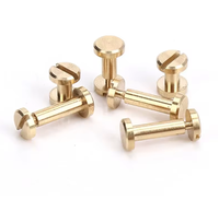 Reliure en laiton massif Chicago vis clou rivets pour album photo cuir artisanat goujons ceinture portefeuille attaches
