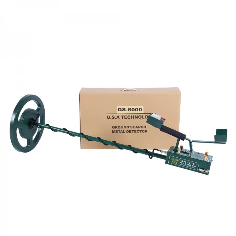 GS-6000 Mini Underground Metal Detector Treasure Machine w/Headphone Max Depth 8.5m LED Screen