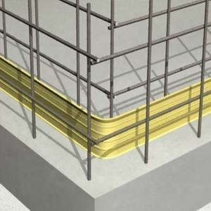 Barrière d'eau en PVC haute résistance - Solution étanche pour les projets de scellement des fondations de murs de soutènement et de barrages Bande d'étanchéité en PVC - Product Image 5