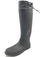 Ferpines — botte pliable en caoutchouc, 200 m, corée, japonais, imperméable, ferme, rembourrage au riz