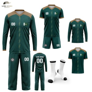 Tenue de football professionnelle de haute qualité personnalisée pour adultes, équipe de football, maillot imprimé par transfert thermique, ensembles d'impression de nom, shorts - Product Image 1