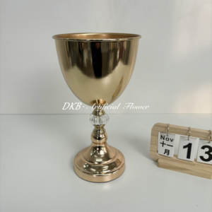 Wedding Floral Arrangement <b>gold</b> flower stand Wedding Centerpiece <b>Gold</b> Metal Flower Stand for Home <b>Party</b> <b>Decor</b> - Product Image 1