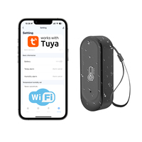 Détecteur de température et d'humidité intelligent Tuya WIFI en gros, utilisation en extérieur, étanche IP65, thermomètre et hygromètre, capteur