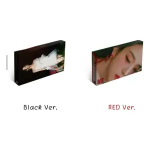 Mini álbum de fotos de Jisoo Blackpink-Me 1er álbum individual Cubierta de cuero de PVC Cierre de libro Estilo de dibujos animados para almacenar tarjetas de fotos - Product Image 3