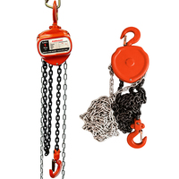 Palans manuels en aluminium de 1,5 tonne, 1500 kg, chaîne de charge de 12 m, IP55, palan à chaîne compact et fermé pour levage industriel et changement de moule
