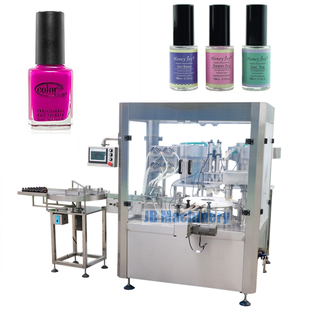 JB-Y2 Automatic 20ml nail paint /nail polish filling machine , 10ml glass bottle filling and capping machine