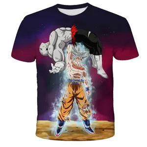 <span class=keywords><strong>T</strong></span>-<span class=keywords><strong>shirt</strong></span> Anime <span class=keywords><strong>Personnalisé</strong></span> avec Logo et Motif de Personnage de Dessin Animé Goku pour Homme, Impression par Sublimation Totale, <span class=keywords><strong>T</strong></span>-<span class=keywords><strong>shirt</strong></span> Mode Imprimé en 3D - Product Image 1