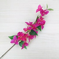 Bougainvilliers artificiels en soie, fleurs artificielles pour mariage, Saint-Valentin, décoration d'arche extérieure de style européen faite à la main