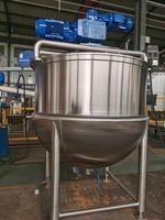Cuve de mélange à triple agitation sous vide intégral 50-2000L, chauffée, en SUS304, avec moteur DC haute efficacité pour applications chimiques et alimentaires