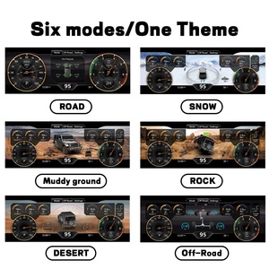 Tableau de bord numérique pour voiture, écran LCD de 12,3 pouces, compteur de vitesse pour Jeep Wrangler JK 2011 - 2017, remplacement - Product Image 5