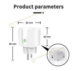 Tuya 16A EU Smart Socket <strong>WiFi</strong> Smart <strong>Plug</strong> With Power Monitoring Timing Function Voice Control Via Alexa Google Home - Product Image 3