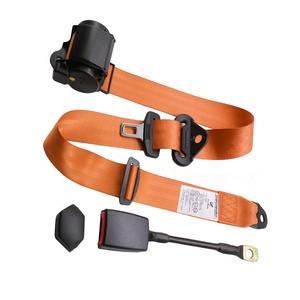 Sabuk pengaman mobil 3 titik, sabuk pengaman mobil dapat ditarik, tali kawat baja dengan poliester ABS, kunci gesper kendaraan, <span class=keywords><strong>Harness</strong></span> keselamatan - Product Image 3
