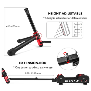 Plate-forme d'équitation pour la maison Roller <span class=keywords><strong>Trainer</strong></span> en alliage d'aluminium pliable Fitness Indoor Exercise Training Bike Roller Stand - Product Image 6