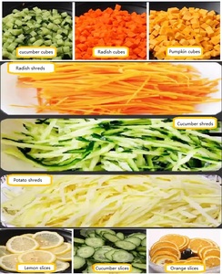 High Quality Multifunctional Kitchen Use <b>Vegetable</b> & Potato <b>Cutter</b> Dicing Slicing Machine for Carrots Onions Home Use 110V-240V - Product Image 6