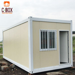C-Box Container House 20ft Bureau Modulaire Préfabriqué Design Minimaliste Rectangulaire - Product Image 1
