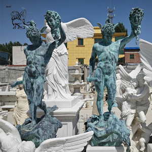 Sculpture en métal grandeur nature BLVE pour l'extérieur, célèbres héros mythologiques grecs, statue de Perseus en bronze - Product Image 3