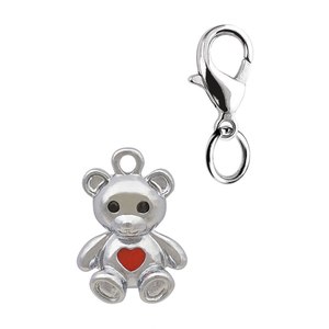 Ciondolo Religioso in Acciaio Inox Placcato con Logo Personalizzato, Placcatura in Oro 18K, Zirconi e Motivo Animale con Numero Mm15x19 - Product Image 1