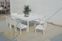 Ensemble de chaises de table de style moderne et durable pour salle à manger, cour, parc, hôtel, école, chambre à coucher, meubles confortables pour entrepôt