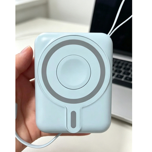 Power Bank Wireless da 10000mAh, Caricatore Rapido Type-C da 20W, Batteria Magnetica da <span class=keywords><strong>10000</strong></span> <span class=keywords><strong>mAh</strong></span> per iPhone, Power Bank con Logo Personalizzato, Stazione di Ricarica - Product Image 2