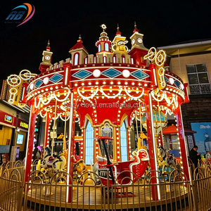 Équipement pour parc d'attractions à thème Fun Park Rides Grand carrousel musical de luxe Merry Go Round Carrousel - Product Image 6