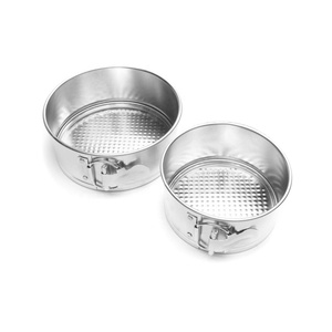 Lot de 2 moules à charnière métalliques anti-fuite pour cheesecake et gâteaux - Product Image 1