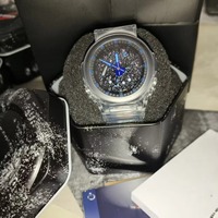 Montre pour homme en quartz, bracelet en acier, cadeau de loisirs, chargeur sans fil IOS, réveil, étanche 5 ATM, assistant vocal Bixby, boîtier en plastique