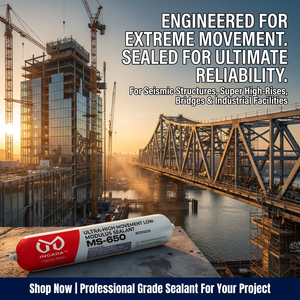 Scellant polymère MS-650 Premium Classe 50, élasticité extrême, mastic <span class=keywords><strong>pour</strong></span> joints <span class=keywords><strong>pour</strong></span> les projets <span class=keywords><strong>de</strong></span> construction en zones sismiques - Product Image 1